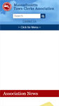Mobile Screenshot of masstownclerks.org